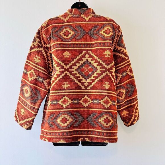 Cedar Canyon Southwestern Tapestry Jacket Size Medium - Picture 4 of 6